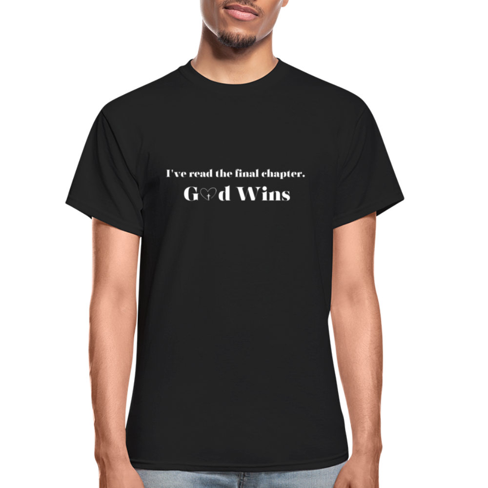 God Wins - Gildan Ultra Cotton Adult T-Shirt - black