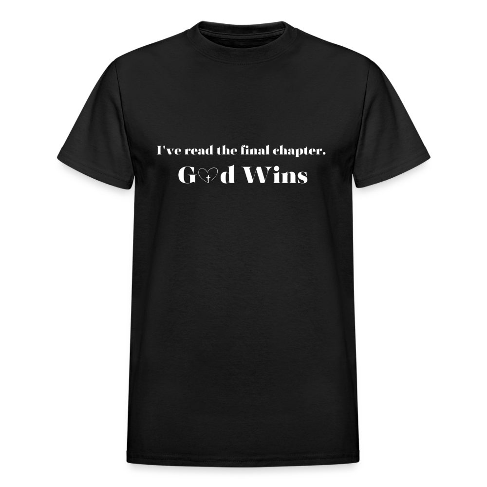 God Wins - Gildan Ultra Cotton Adult T-Shirt - black