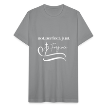 Load image into Gallery viewer, Forgiven Unisex Jersey T-Shirt by Bella + Canvas - slate
