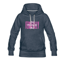 Load image into Gallery viewer, Wonderfully Made Women’s Premium Hoodie - heather denim