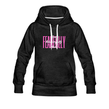 Load image into Gallery viewer, Wonderfully Made Women’s Premium Hoodie - charcoal gray