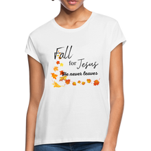 Load image into Gallery viewer, Fall For Jesus Women's Relaxed Fit T-Shirt - white