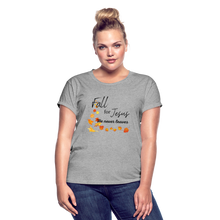 Load image into Gallery viewer, Fall For Jesus Women's Relaxed Fit T-Shirt - heather gray