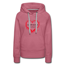 Load image into Gallery viewer, Act With Heart Women’s Premium Hoodie - mauve