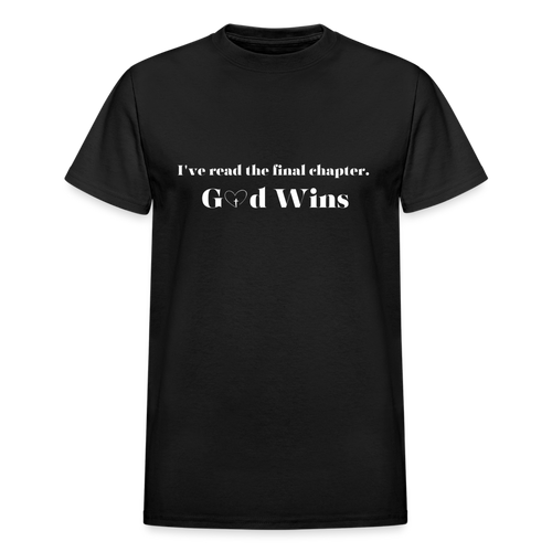 God Wins - Gildan Ultra Cotton Adult T-Shirt - black