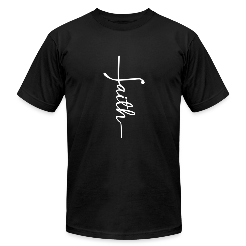 Faith - Unisex Jersey T-Shirt by Bella + Canvas - black