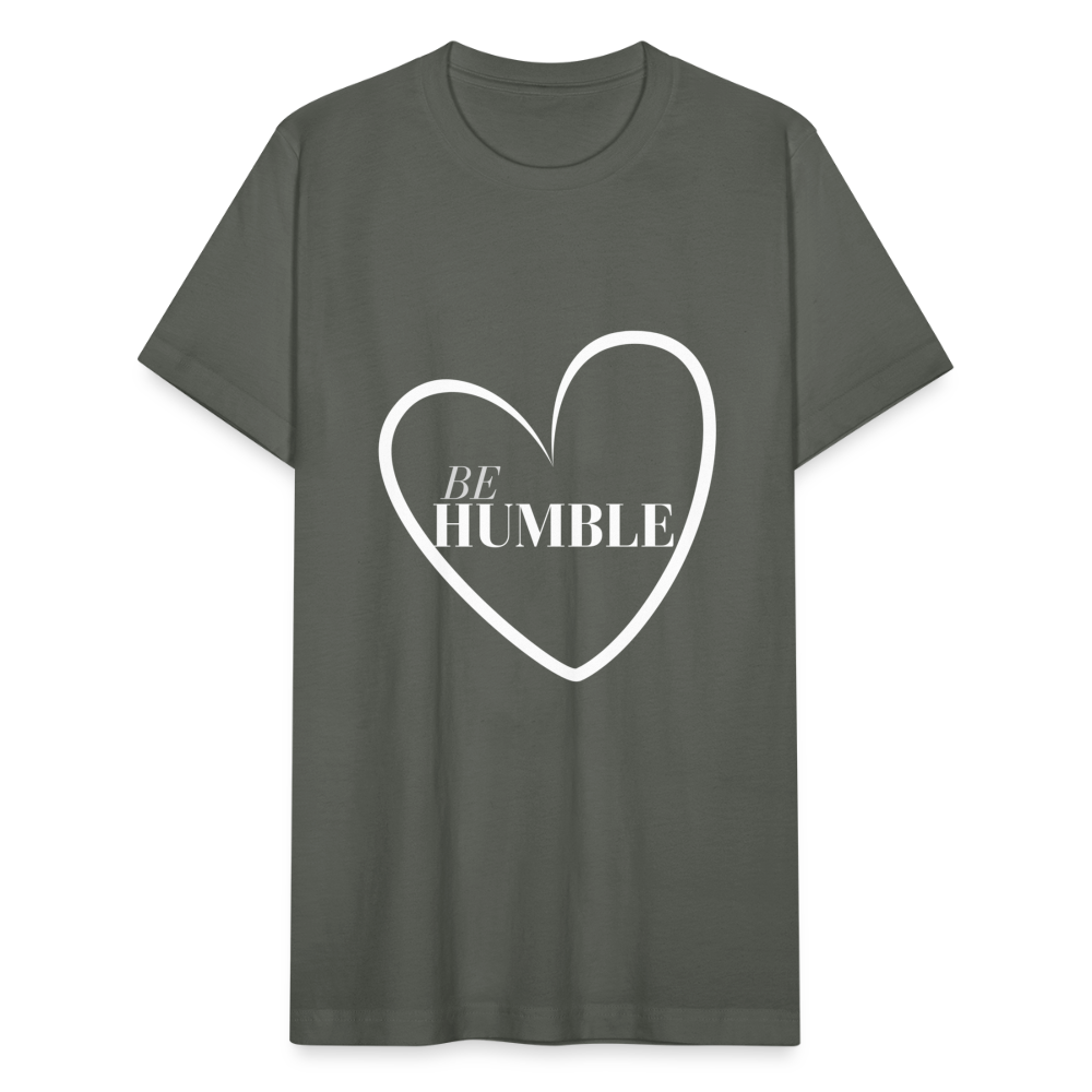Be Humble Unisex Jersey T-Shirt by Bella + Canvas - asphalt
