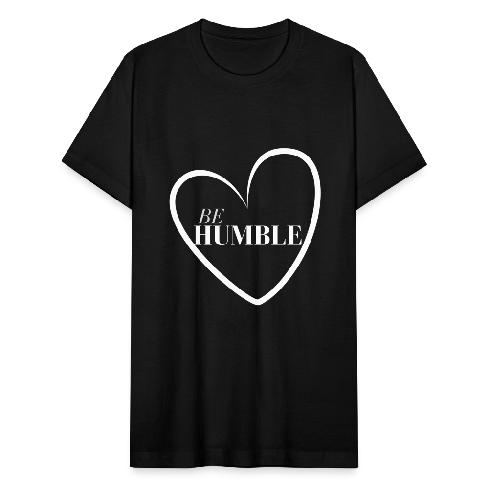 Be Humble Unisex Jersey T-Shirt by Bella + Canvas - black