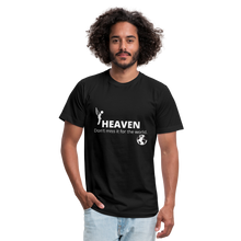 Load image into Gallery viewer, Heaven, Don&#39;t Miss It... Unisex Jersey T-Shirt by Bella + Canvas - black
