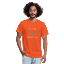 Load image into Gallery viewer, Praise Jesus (For He is Good) Unisex Jersey T-Shirt by Bella + Canvas - orange
