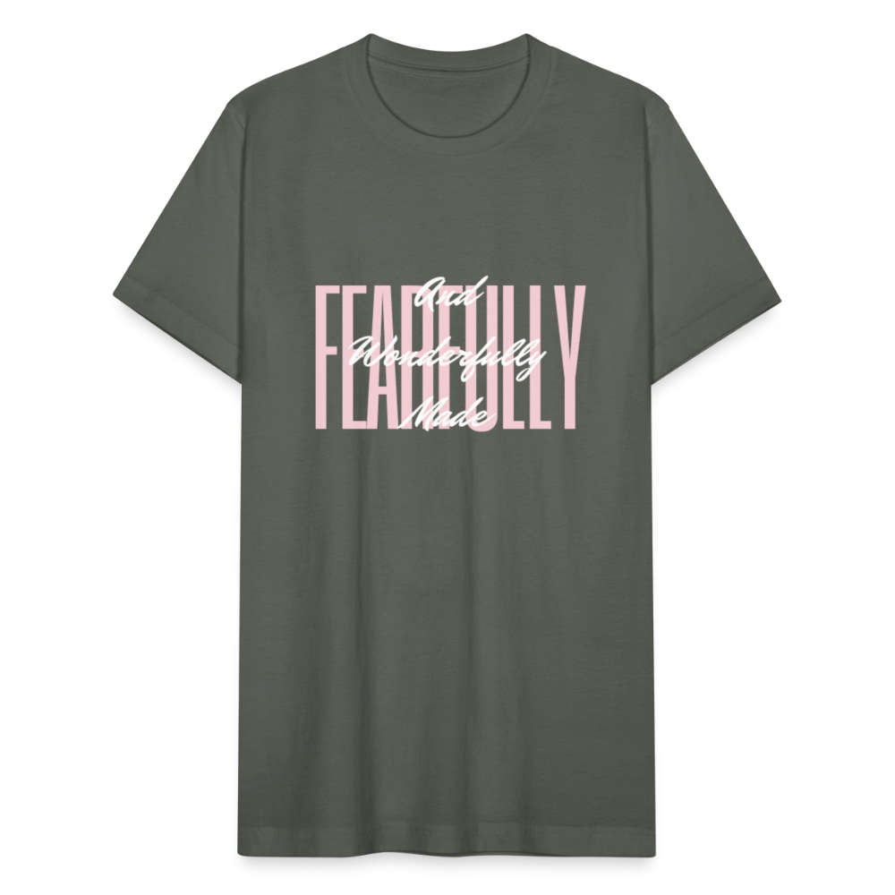 Wonderfully Made Unisex Jersey T-Shirt by Bella + Canvas - asphalt