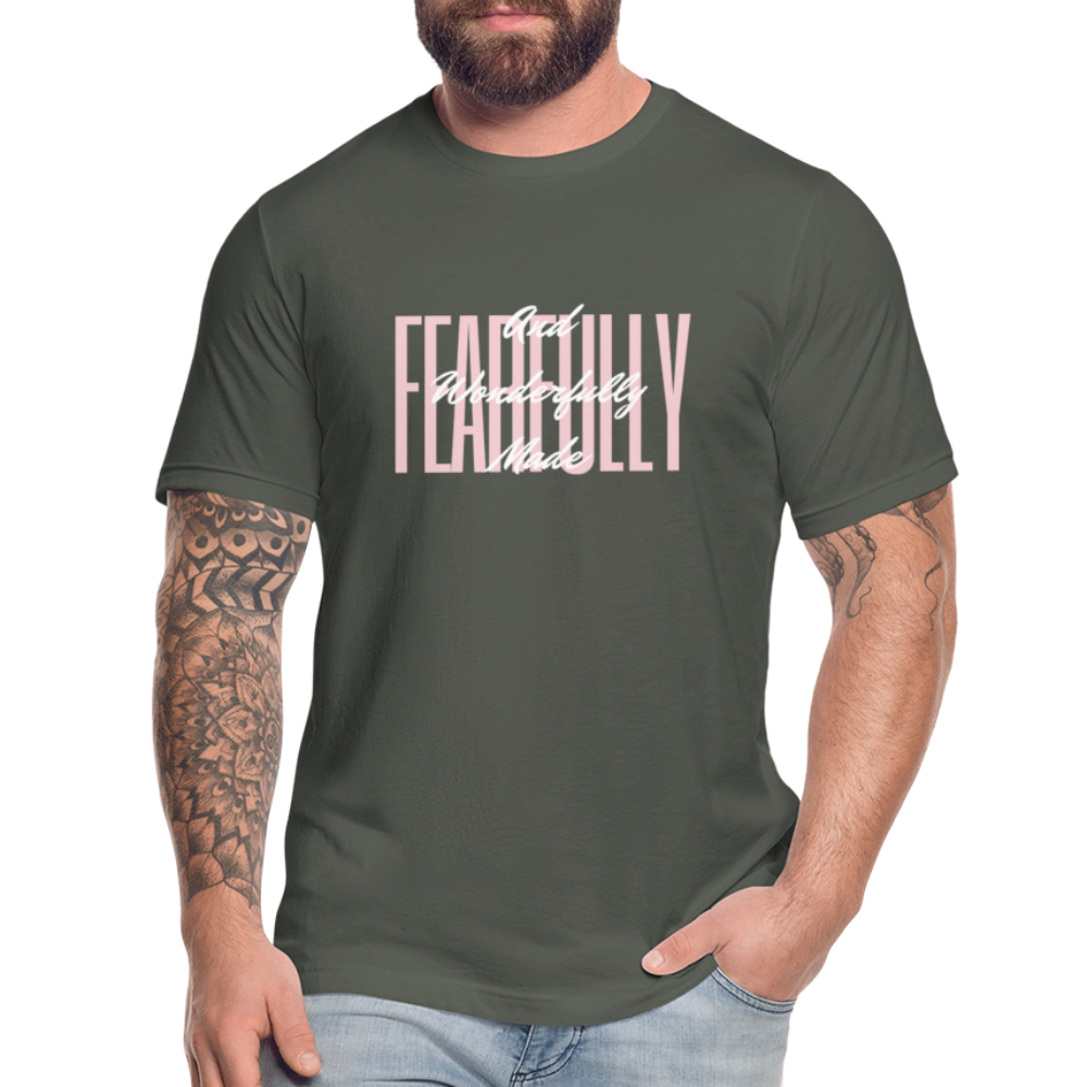 Wonderfully Made Unisex Jersey T-Shirt by Bella + Canvas - asphalt