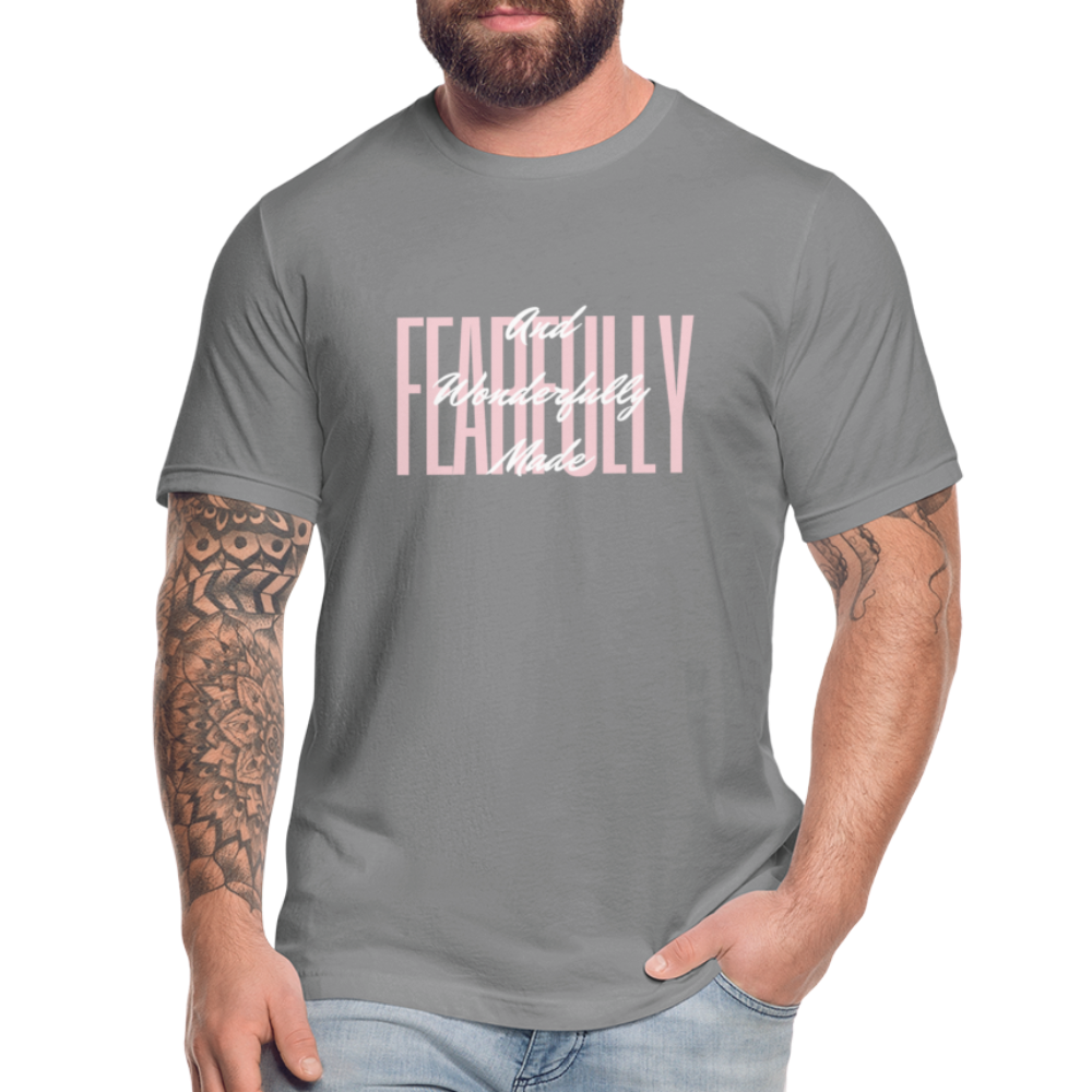 Wonderfully Made Unisex Jersey T-Shirt by Bella + Canvas - slate