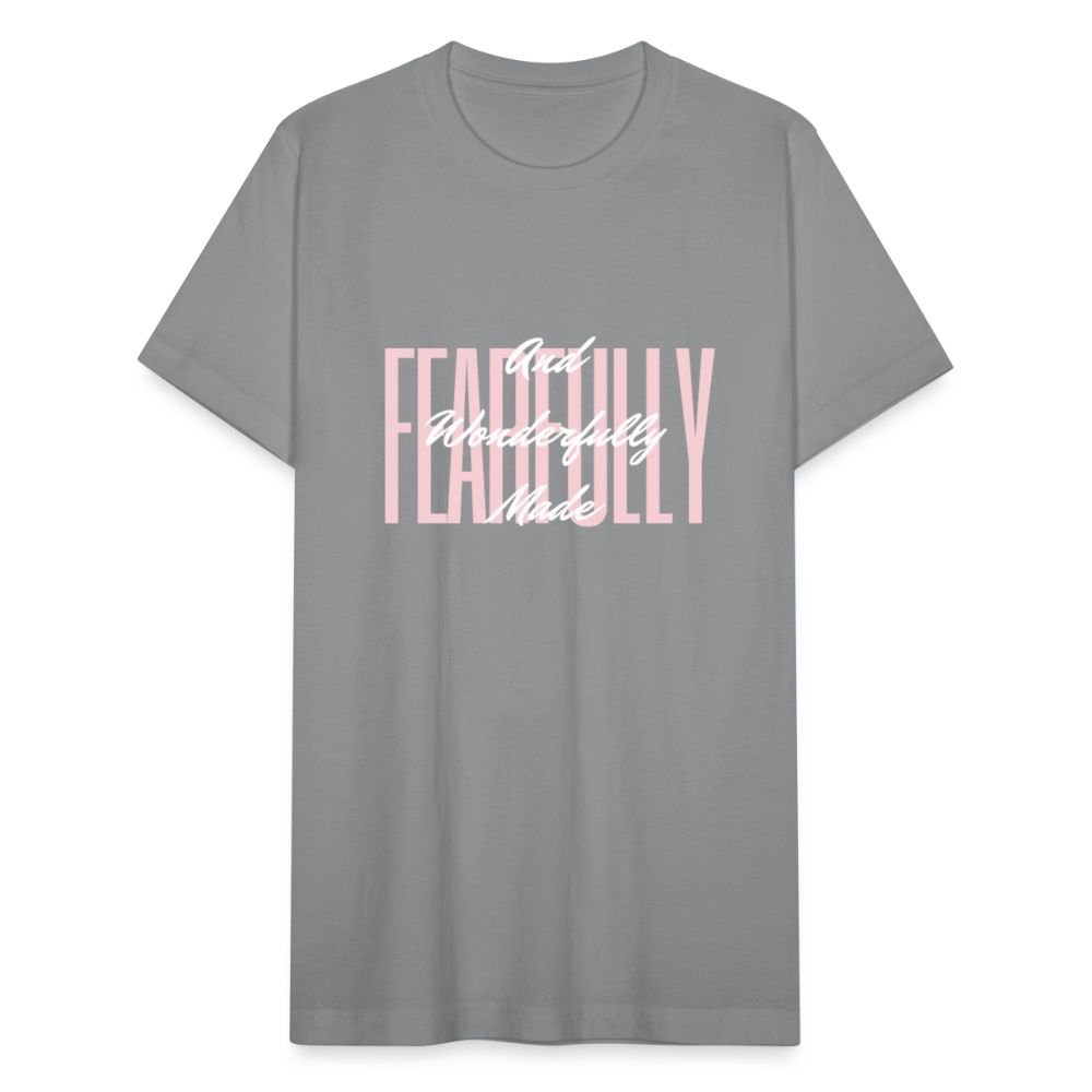 Wonderfully Made Unisex Jersey T-Shirt by Bella + Canvas - slate
