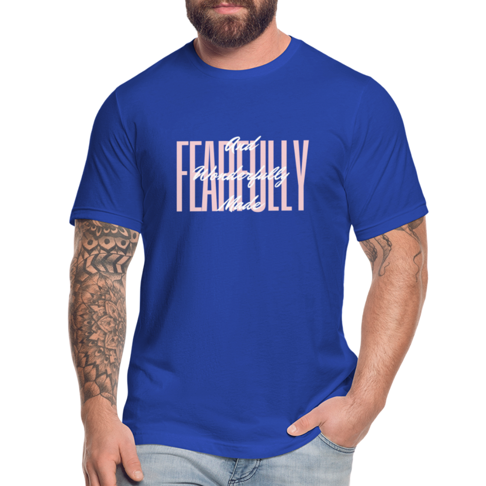 Wonderfully Made Unisex Jersey T-Shirt by Bella + Canvas - royal blue