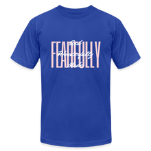 Load image into Gallery viewer, Wonderfully Made Unisex Jersey T-Shirt by Bella + Canvas - royal blue
