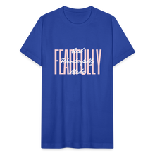 Load image into Gallery viewer, Wonderfully Made Unisex Jersey T-Shirt by Bella + Canvas - royal blue
