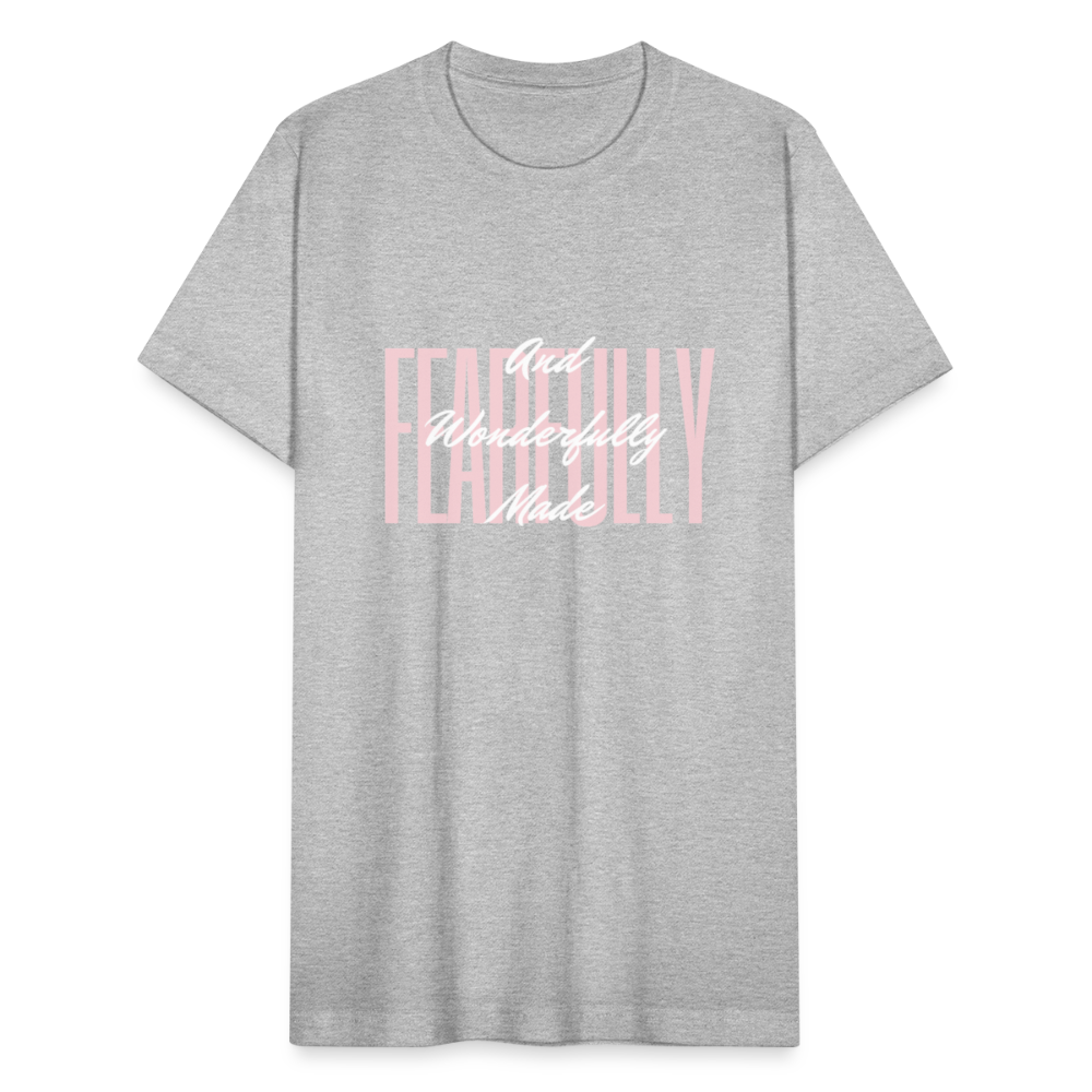 Wonderfully Made Unisex Jersey T-Shirt by Bella + Canvas - heather gray