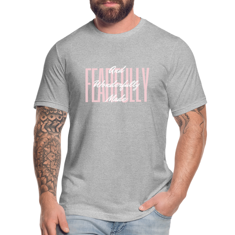 Wonderfully Made Unisex Jersey T-Shirt by Bella + Canvas - heather gray
