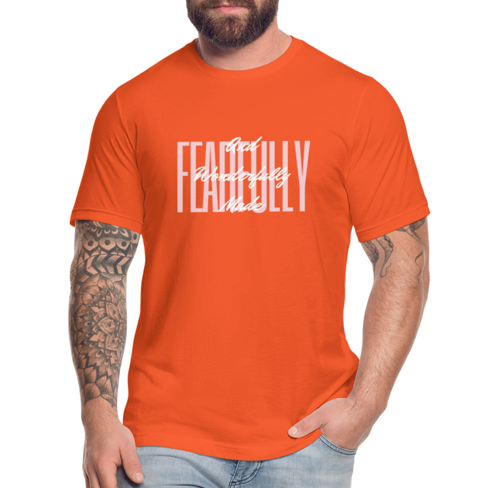 Wonderfully Made Unisex Jersey T-Shirt by Bella + Canvas - orange