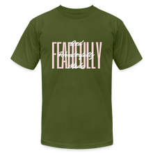 Load image into Gallery viewer, Wonderfully Made Unisex Jersey T-Shirt by Bella + Canvas - olive
