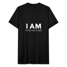 Load image into Gallery viewer, I Am With The Lord Unisex Jersey T-Shirt by Bella + Canvas - black
