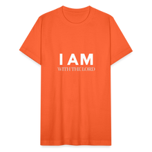 Load image into Gallery viewer, I Am With The Lord Unisex Jersey T-Shirt by Bella + Canvas - orange
