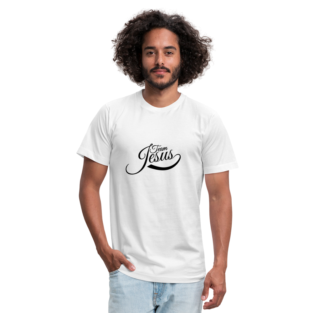 Team Jeus Unisex Jersey T-Shirt by Bella + Canvas - white
