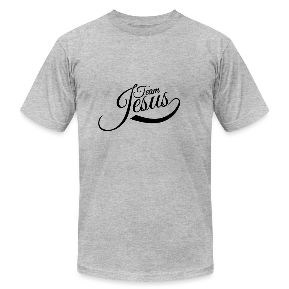 Team Jeus Unisex Jersey T-Shirt by Bella + Canvas - heather gray