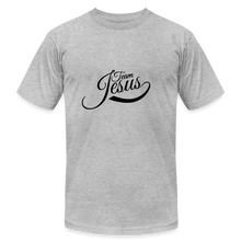 Load image into Gallery viewer, Team Jeus Unisex Jersey T-Shirt by Bella + Canvas - heather gray
