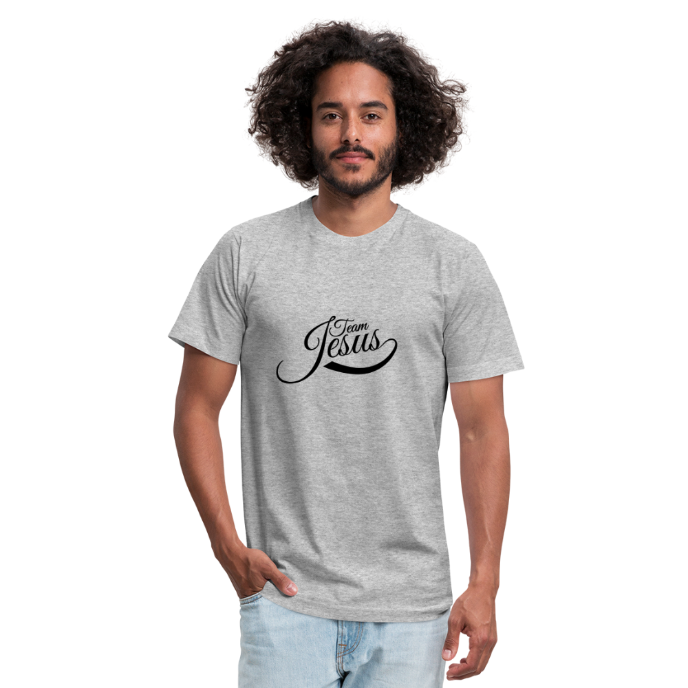 Team Jeus Unisex Jersey T-Shirt by Bella + Canvas - heather gray