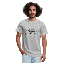 Load image into Gallery viewer, Team Jeus Unisex Jersey T-Shirt by Bella + Canvas - heather gray
