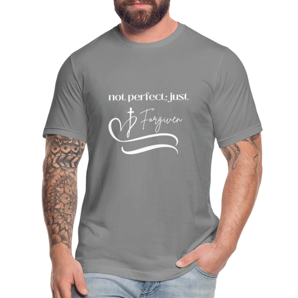 Forgiven Unisex Jersey T-Shirt by Bella + Canvas - slate