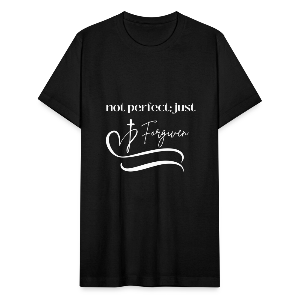 Forgiven Unisex Jersey T-Shirt by Bella + Canvas - black