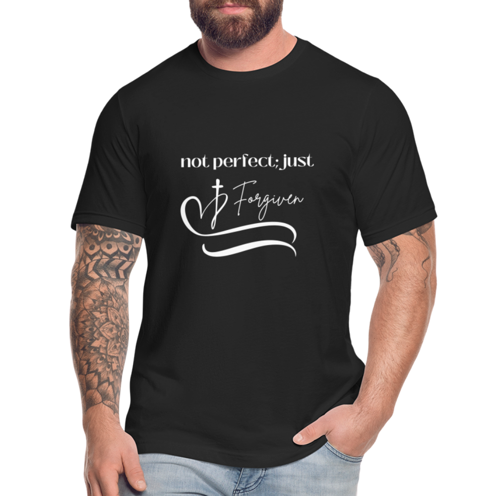 Forgiven Unisex Jersey T-Shirt by Bella + Canvas - black