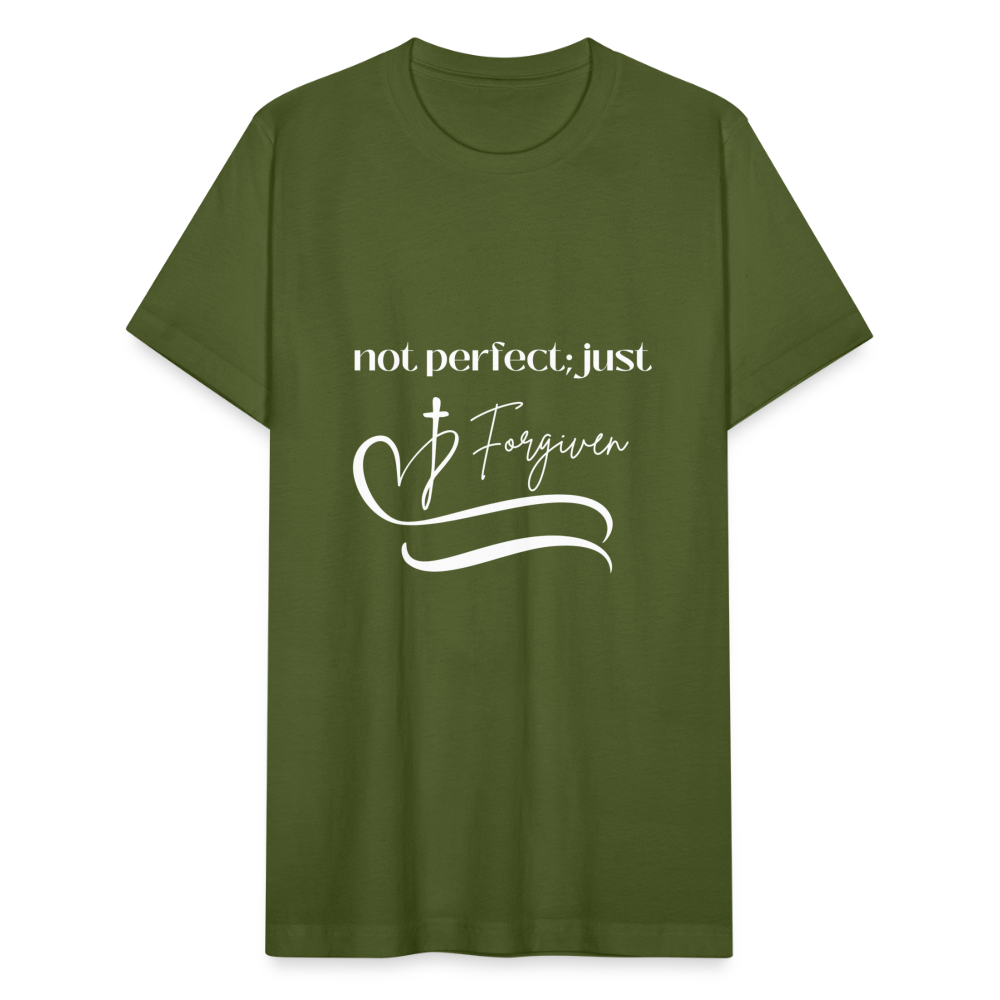 Forgiven Unisex Jersey T-Shirt by Bella + Canvas - olive