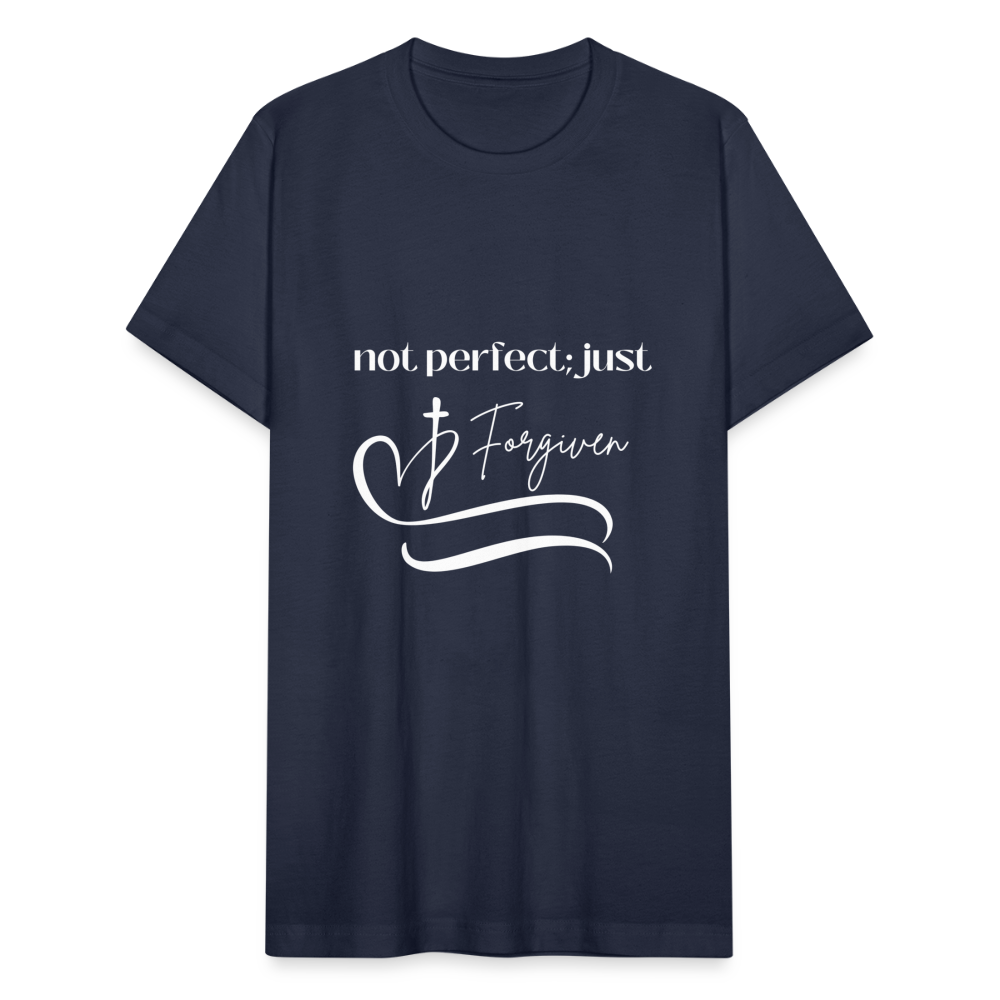 Forgiven Unisex Jersey T-Shirt by Bella + Canvas - navy