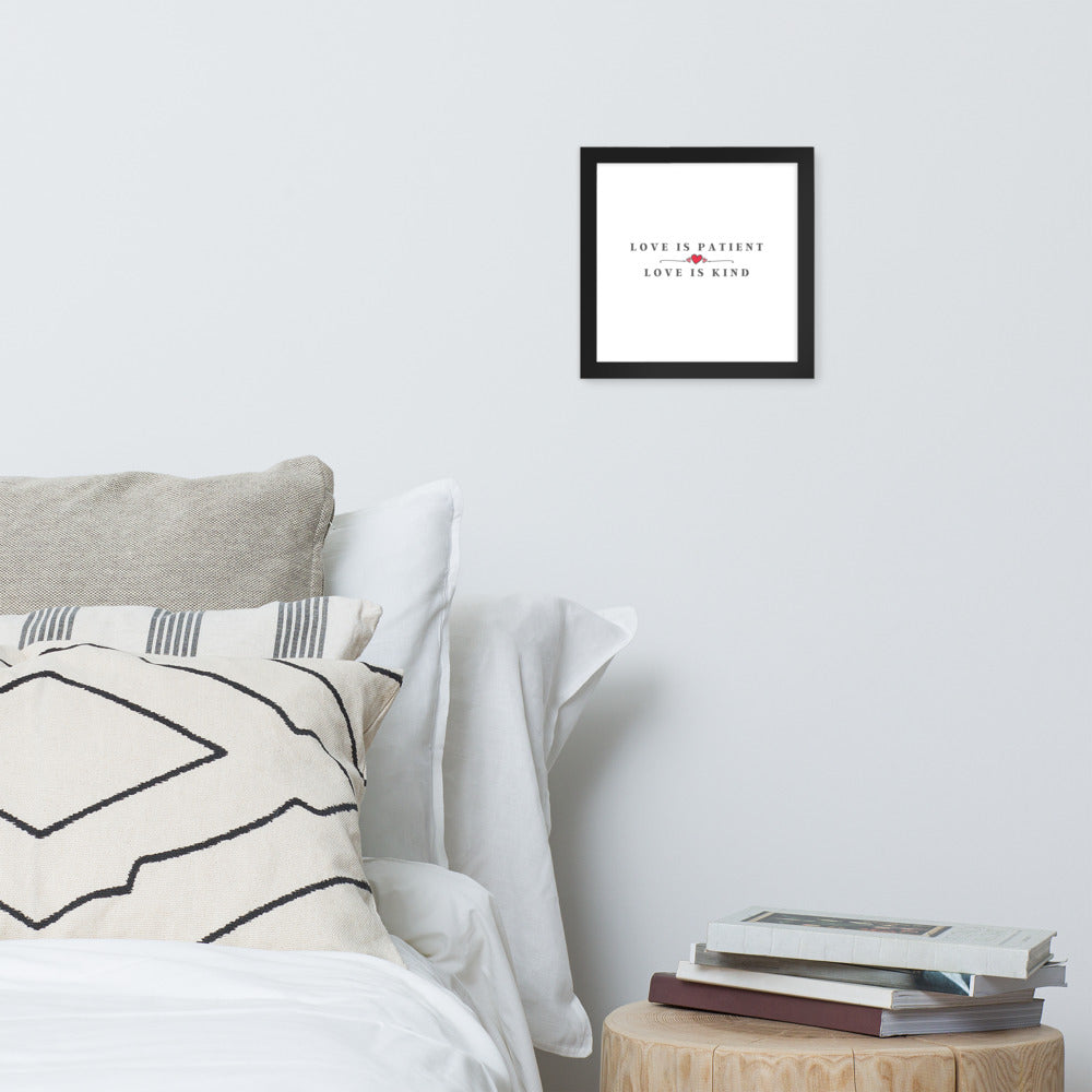 Love is... Framed poster