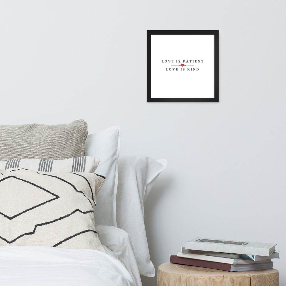 Love is... Framed poster