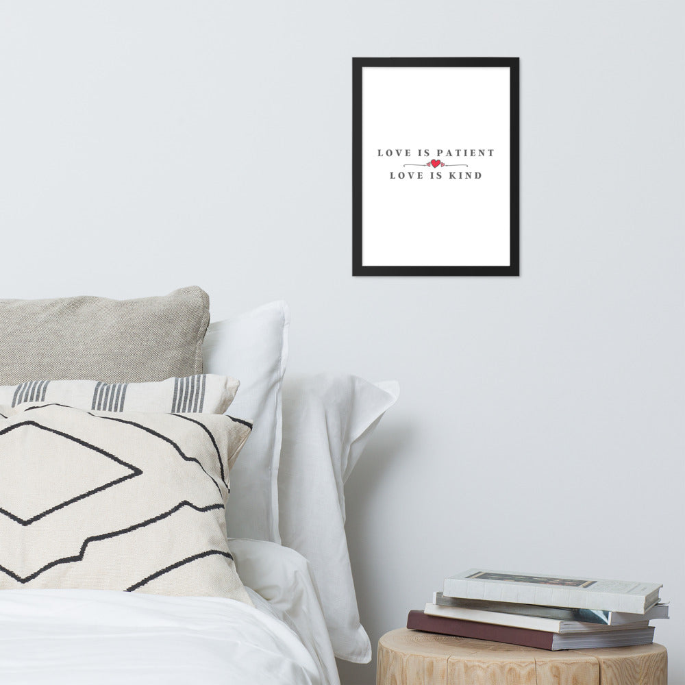 Love is... Framed poster