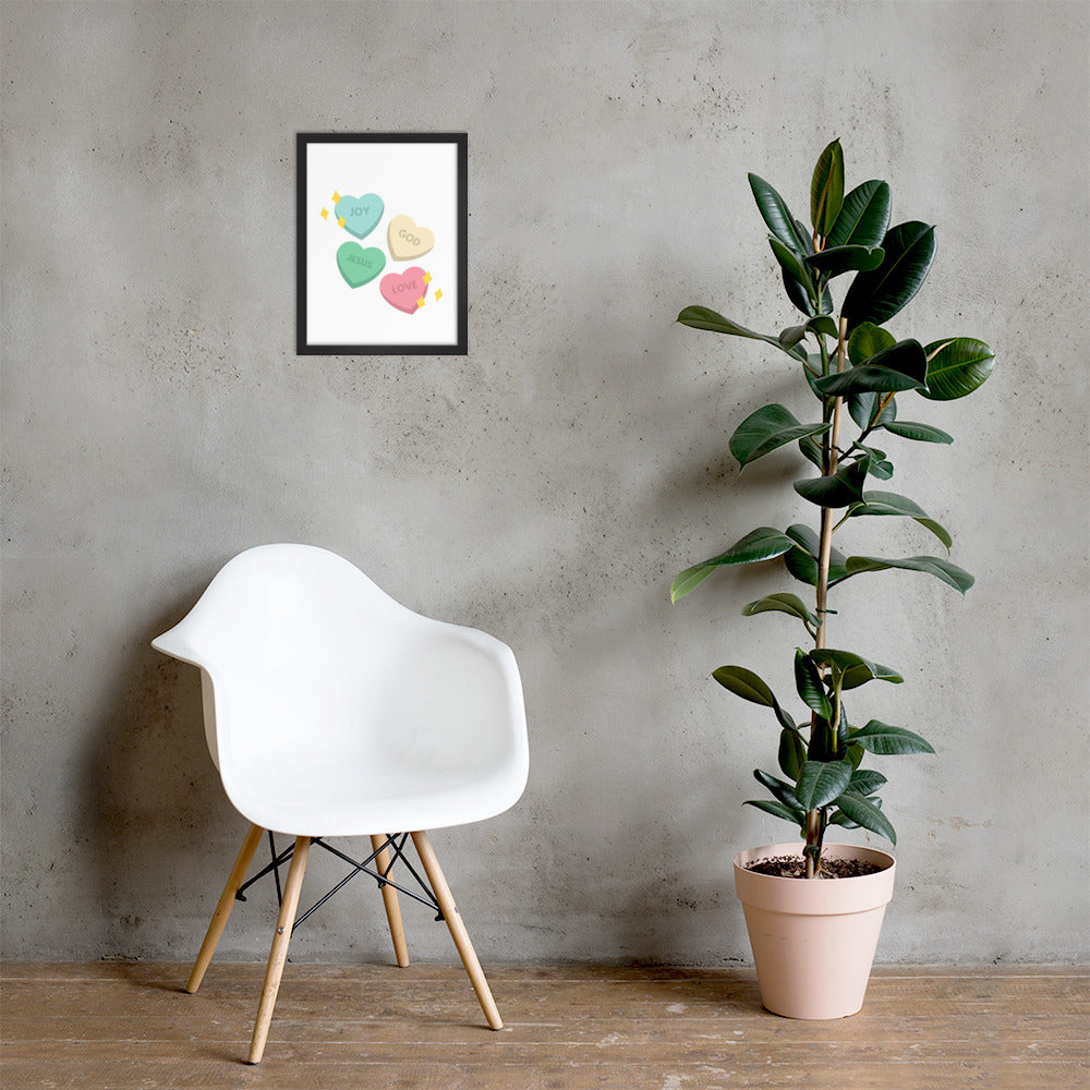 Heart of God Framed poster
