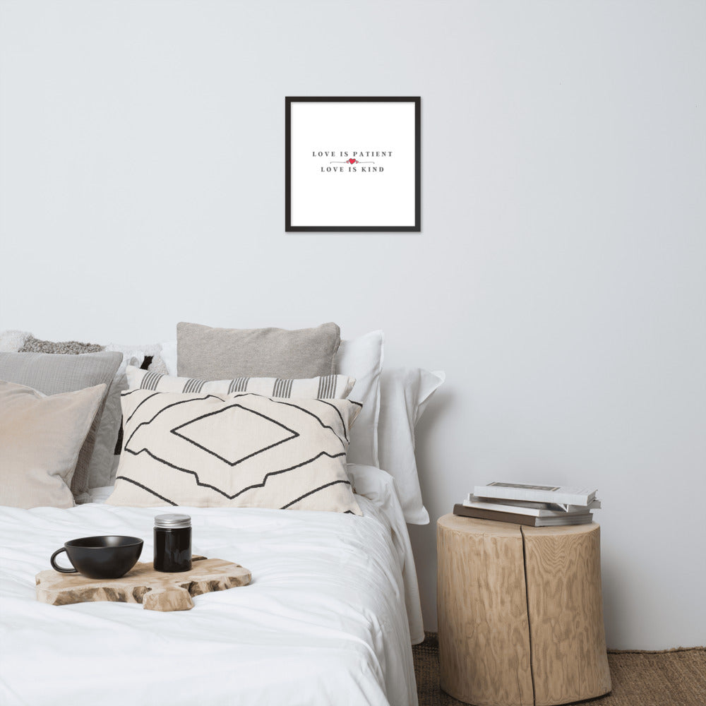 Love is... Framed poster