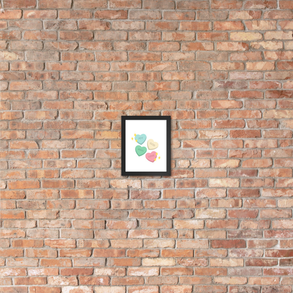 Heart of God Framed poster