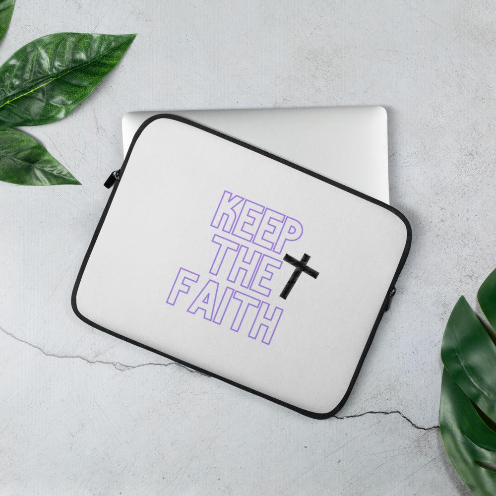 Keep The Faith Laptop Sleeve