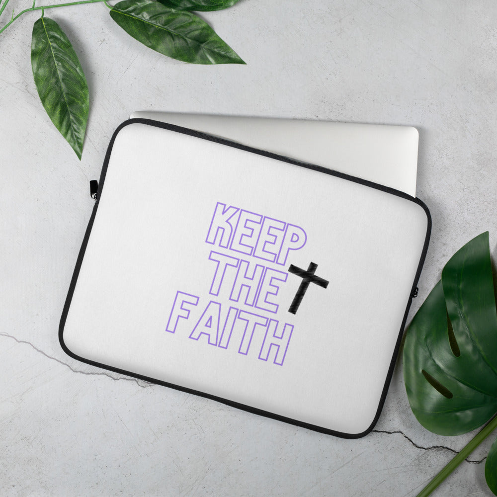 Keep The Faith Laptop Sleeve
