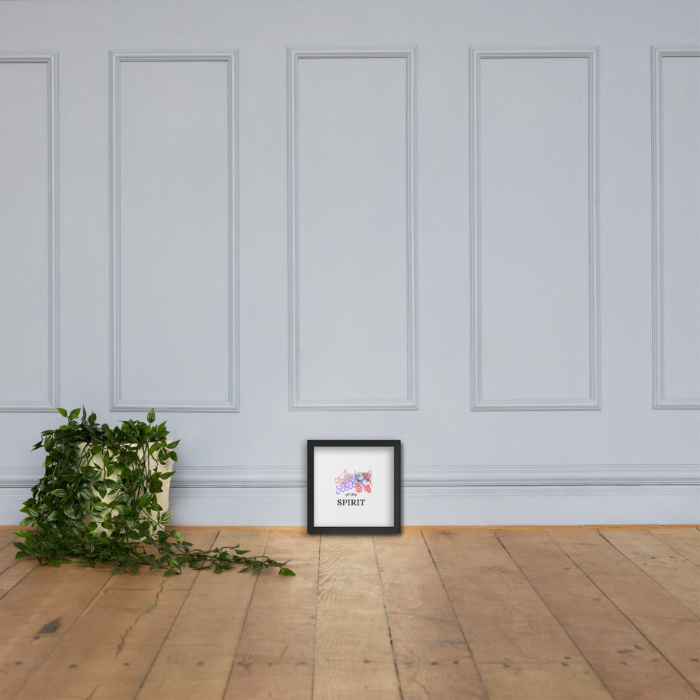 Fruit of the Spirit Framed photo paper poster