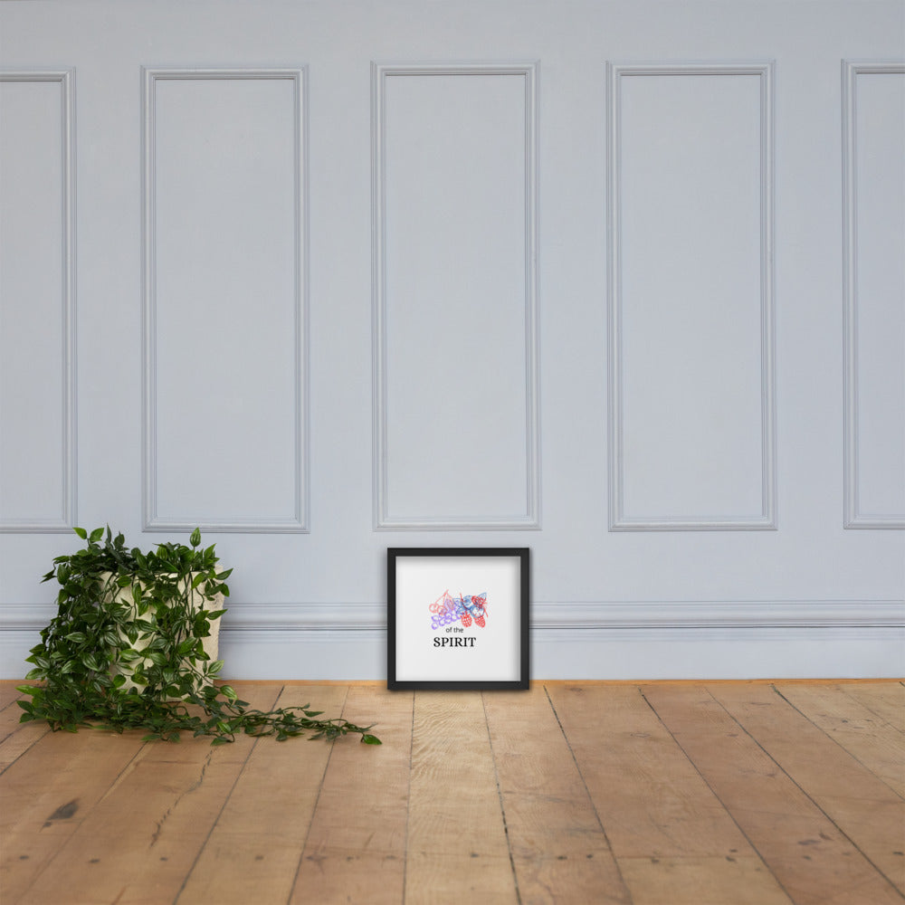 Fruit of the Spirit Framed photo paper poster