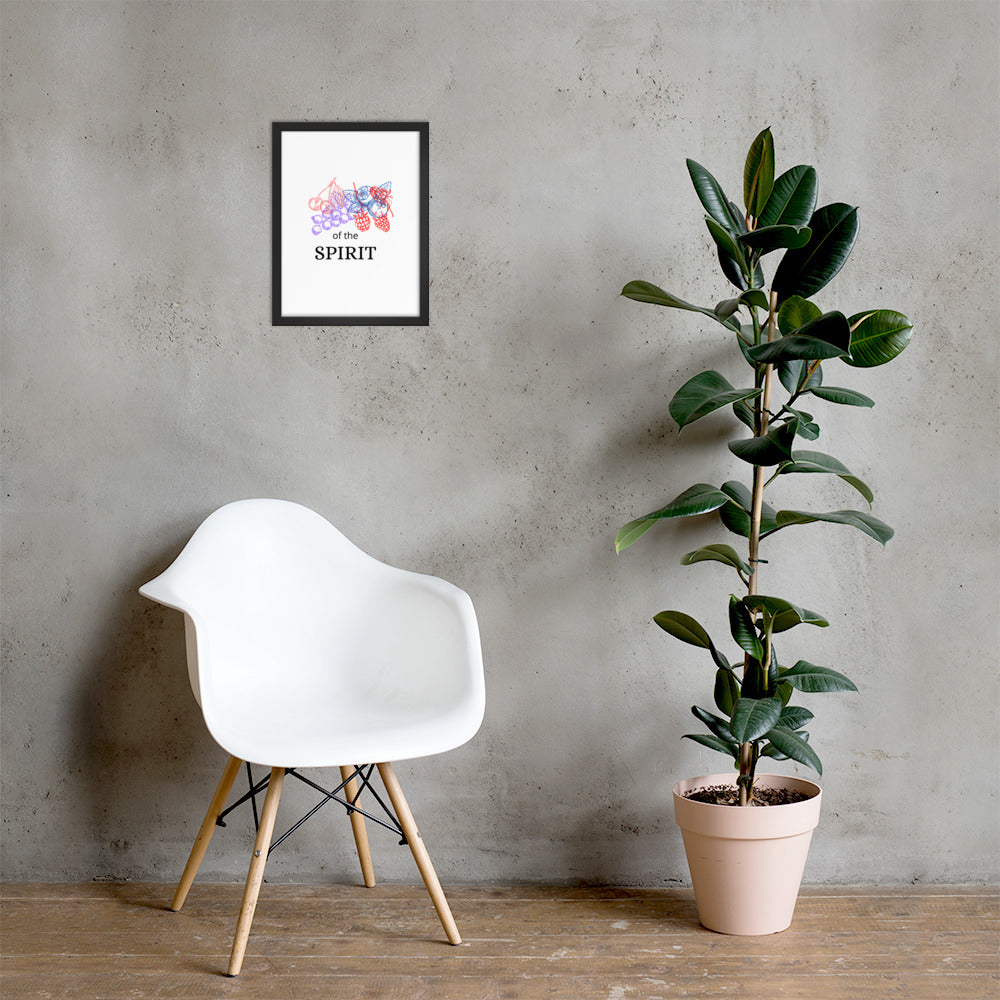 Fruit of the Spirit Framed photo paper poster
