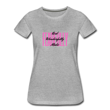 Load image into Gallery viewer, Wonderfully Made Women’s Premium T-Shirt - heather gray
