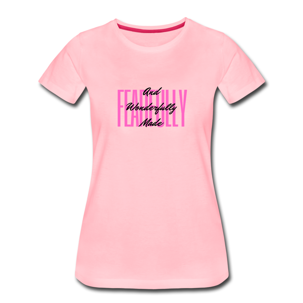 Wonderfully Made Women’s Premium T-Shirt - pink